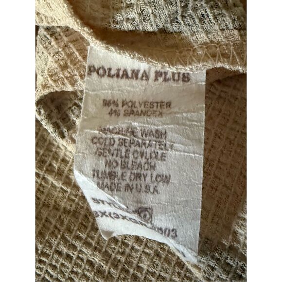 Poliana Plus Eiffel Tower Print Travel Kimono-Cardigan SZ 3X - Picture 9 of 10